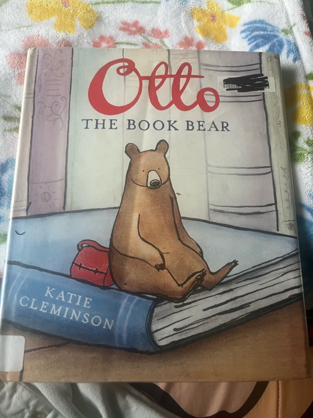 Otto The Book Bear Kids Hardcover Book by Katie Cleminson